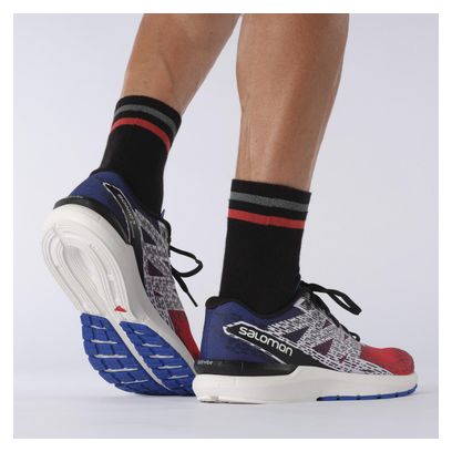 Salomon Sonic 5 Balance Rouge Bleu Homme