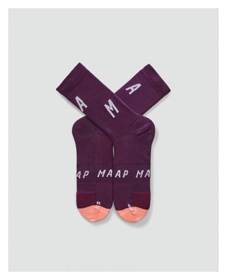 Paire de Chaussettes MAAP Team Sock Dark Plum Violet