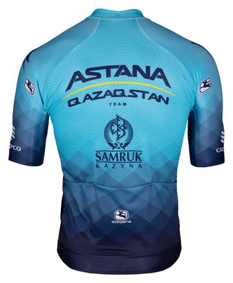 Wilier Triestina Astana Short Sleeve Jersey Blauw