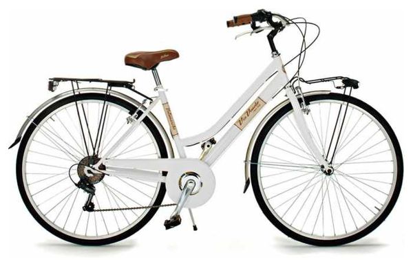 VELO VIA VENETO 605 28  6V. FEMME 46 blanc