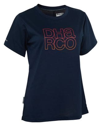 T-Shirt Dharco Tech Neon Blue Donna