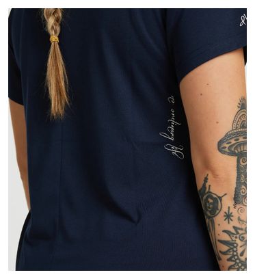 T-Shirt Femme Dharco Tech Neon Bleu