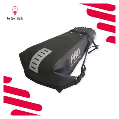 Sacoche de selle 14 litres - Noir - Etanche - Vélo de route/VTT