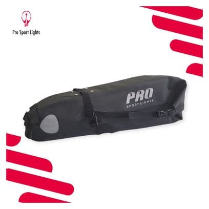 Sacoche de selle 14 litres - Noir - Etanche - Vélo de route/VTT