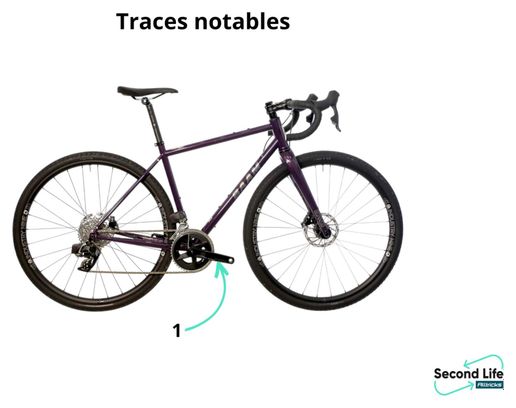 Bicicletta da esposizione - Baam Argh Gravel Bike Sram Rival AXS 12V 700mm Purple 2022