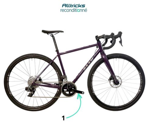 Bicicleta de Exhibición - Baam Argh Bicicleta de Grava Sram Rival AXS 12V 700mm Morado 2022