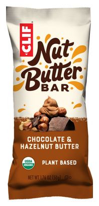 Energie-Stab-Schokoladen-Haselnuss-Butter organisch gefüllt mit Clif Bar-Nuss-Butter