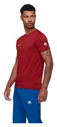 Maglietta tecnica Mammut Selun FL rossa da uomo