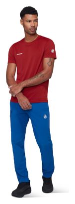 Maglietta tecnica Mammut Selun FL rossa da uomo