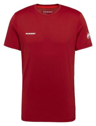 Maglietta tecnica Mammut Selun FL rossa da uomo