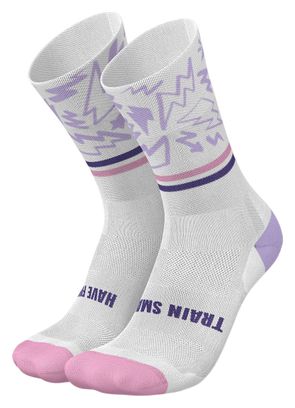 Incylence Ultralight Kickass V4 Socks - White/Purple