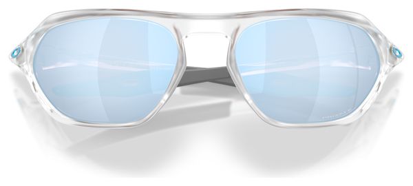 Oakley Cage Jacket Sunglasses, Matte Clear/Prizm Deep Water Polarized/OO9537-0261