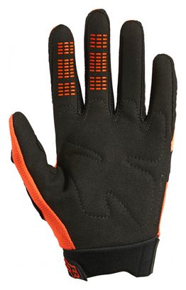 Par de guantes largos para niños Fox Dirtpaw Orange