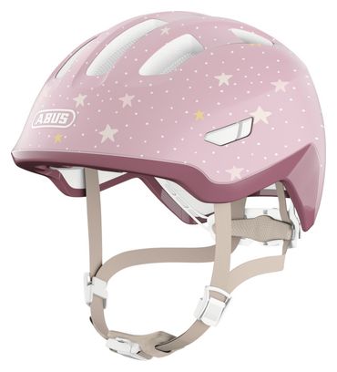 Casque Enfant Abus Smiley 3.0 Flace Led Rose Enfant