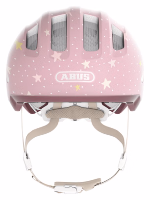 Casque Enfant Abus Smiley 3.0 Flace Led Rose Enfant