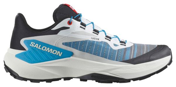 Salomon Genesis Trail Shoes White/Blue Uomo