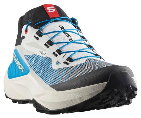 Salomon Genesis Trail Shoes White/Blue Uomo