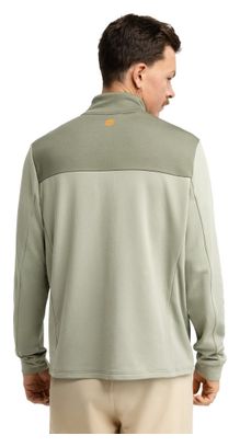 Pull demi-zip cyclotourisme homme Cyclisme Journey Light Green Vert