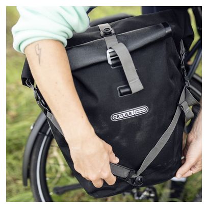 Bolsa para portaequipajes Ortlieb Back-Roller Plus 23 l (20+3 l) QL2.2, color negro