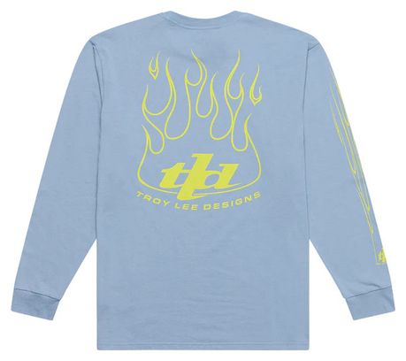Maglietta a maniche lunghe Troy Lee Designs Torched Blue