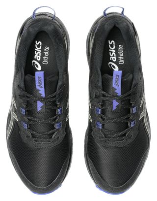 Asics Gel-Venture 10 Waterproof Trail Shoes, Black/Blue, Men's
