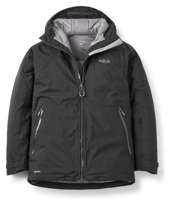 Chaqueta impermeable RAB Optical Black para hombre
