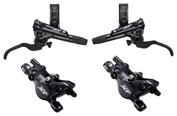 Pair of Brakes Shimano XT M8100 Resine J-Kit (without disc) 165cm 95cm Black