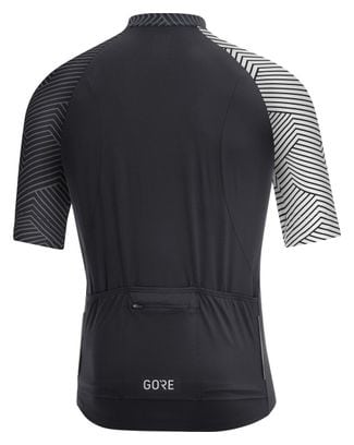 Gore Apparel Cycling C5 Optiline Jersey Zwart Wit