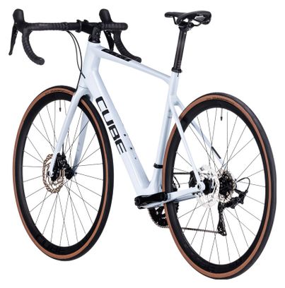 Cube Attain GTC Bicicleta de carretera Shimano 105 11S 700 mm Flash Blanco 2023