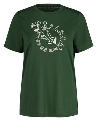 Maloja KarkogelM. Grünes T-Shirt für Frauen