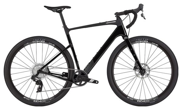 Gravel Bike Cannondale Topstone Carbon Sram Apex XPLR eTap AXS 12V 700 mm Mattschwarz