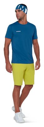 Maglietta tecnica Mammut Selun FL blu da uomo