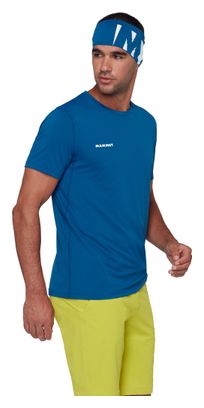 Maglietta tecnica Mammut Selun FL blu da uomo