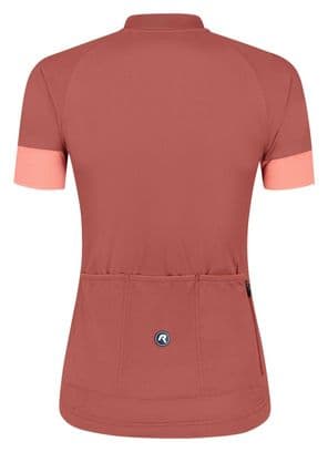 Maillot Manches Courtes Rogelli Modesta Rouge Femme