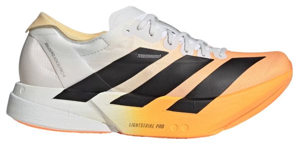 Zapatillas de running adidas Adizero Adios Pro 4 naranja/negro para hombre