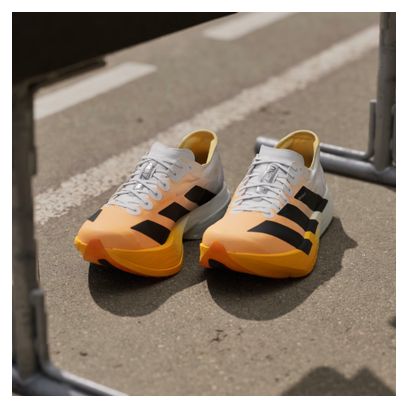 Zapatillas de running adidas Adizero Adios Pro 4 naranja/negro para hombre