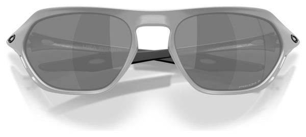 Oakley Cage Jacket X Sunglasses - Silver/Prizm Black Polarized/OO9537-0961