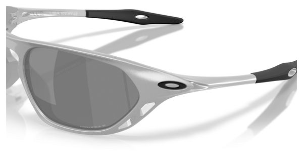 Oakley Cage Jacket X Sunglasses - Silver/Prizm Black Polarized/OO9537-0961