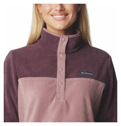 Columbia Women's Benton Springs 1/2 Snap Purple Fleece