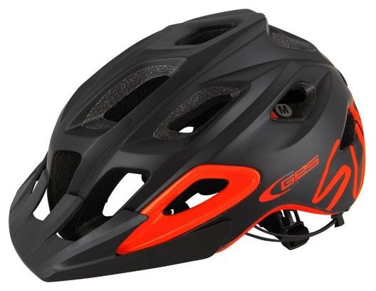 Casque vélo Ges® Enduro summit - Noir/Orange  S/M (55-56cm) Noir/Orange