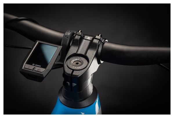 Cube Stereo Hybrid 160 HPC Actionteam 625 27.5 Kiox Elektrische Vollfederung MTB Shimano XT 12S 625 Wh 27.5'' Actionteam Grau Blau Orange 2021