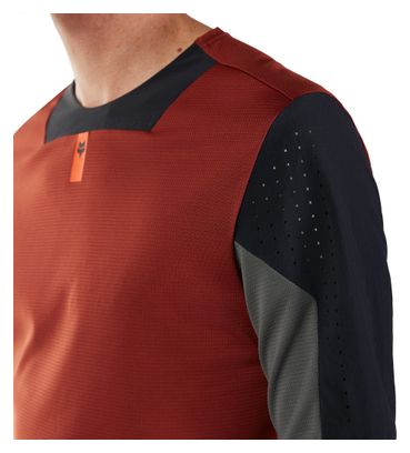 Fox Defend Jersey met korte mouwen Bruin