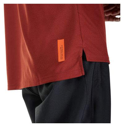 Fox Defend Jersey met korte mouwen Bruin