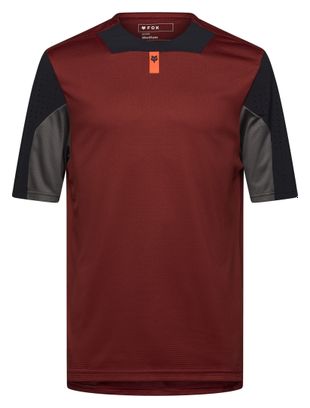 Fox Defend Jersey met korte mouwen Bruin