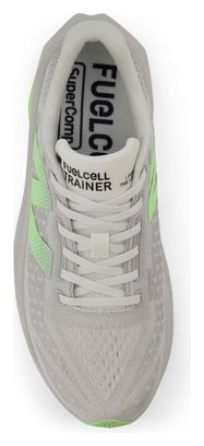 Chaussures Running New Balance FuelCell SuperComp Trainer v3 Blanc/Vert Homme