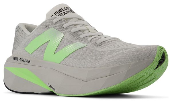 Chaussures Running New Balance FuelCell SuperComp Trainer v3 Blanc/Vert Homme