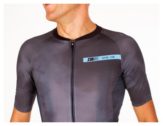 Z3rod Atoll Dark Shadows Short Sleeve Jersey Grijs