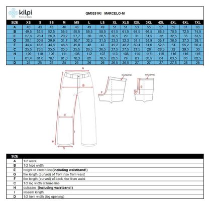 Pantalon hiver homme Kilpi MARCELO-M