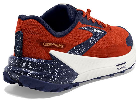 Brooks Catamount 2 Trail Hardloopschoenen Rood Blauw 45,1/2