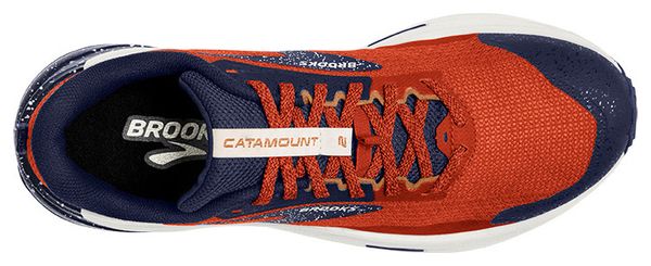 Brooks Catamount 2 Trail Hardloopschoenen Rood Blauw 45,1/2